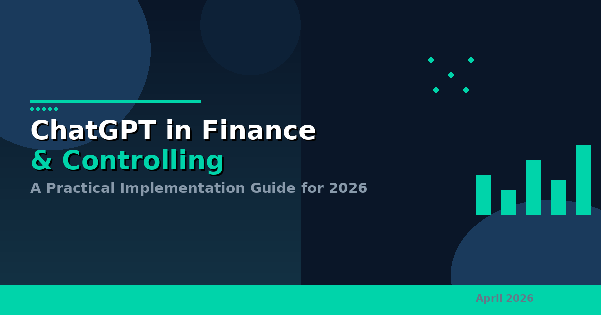 ChatGPT in Finance and Controlling: A Practical Im - Header